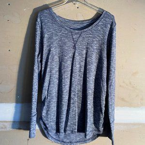 Liz Lange Maternity Heather Blue Cap Sleeve Top, Sz XXL